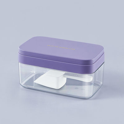 Fancy Beverages Press Type Cocktail Ice Cube Tray With Ice Storage Bin