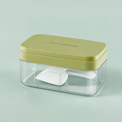 Fancy Beverages Press Type Cocktail Ice Cube Tray With Ice Storage Bin