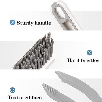 Factory Price Custom Patent Design 2 In 1 Multipurpose Crevice Cleaning Brush