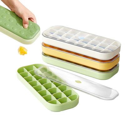Plastic Soft Sole Refrigerator Ice Cube Maker Tray Small Square Ice Cube Tray