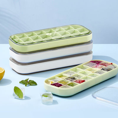 Plastic Soft Sole Refrigerator Ice Cube Maker Tray Small Square Ice Cube Tray