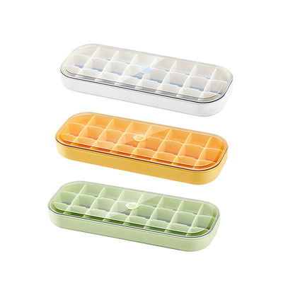 Plastic Soft Sole Refrigerator Ice Cube Maker Tray Small Square Ice Cube Tray
