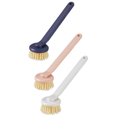 Kitchen Dishwashing Pot Wash Frying Pan Rough Prevention Cleaning Brush with Handle