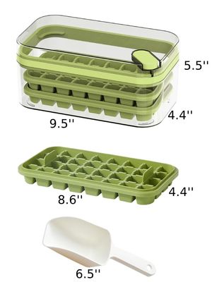 Take Out Whiskey Reusable Ice Cube Square Maker Mold Household With Cover