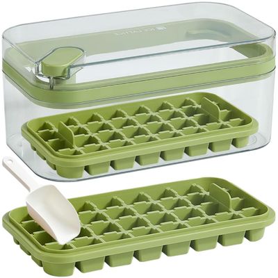 Take Out Whiskey Reusable Ice Cube Square Maker Mold Household With Cover