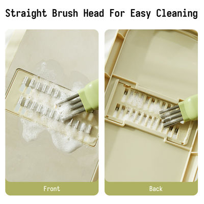 Patent Design 4-in-1 Multifunctional Knives Long Handle Cleaning Brush
