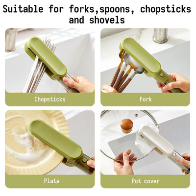 Patent Design 4-in-1 Multifunctional Knives Long Handle Cleaning Brush