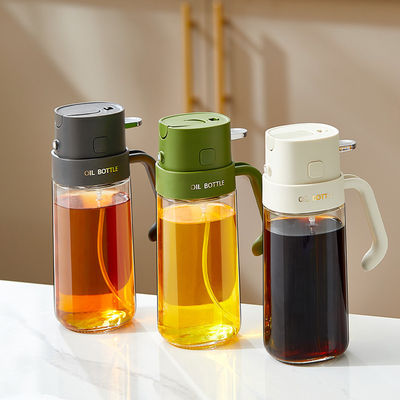 2 In 1 Olive Oil Bottle Spray Dispenser Bottle for Cooking with Fine Mist Nozzle