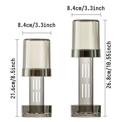 Toothbrush Holder Stand with Cover Cup Height Adjustable Electric Toothbrush Holders for Bathrooms