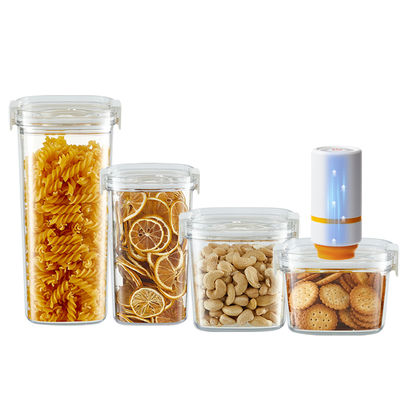 Electric Air Pump Airtight Lid Vacuumable Food Storage Jars