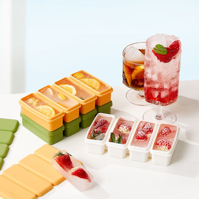 Custom Ice Maker Large Silicone Ice Trays Rectangle For Drinking And Wine