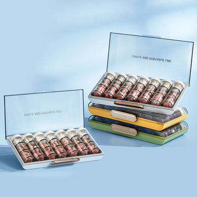 Portable 21 Grids Weekly Pill Organizer Pill Container Vitamin Organizer 7 Days Pill Organizer