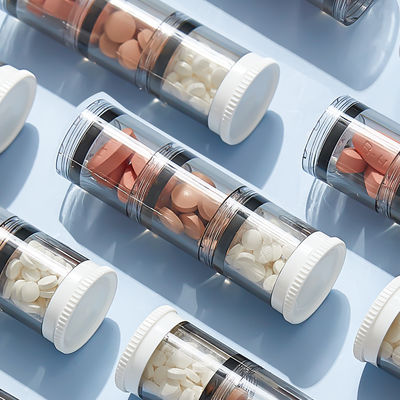 Portable 21 Grids Weekly Pill Organizer Pill Container Vitamin Organizer 7 Days Pill Organizer