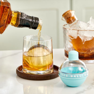 DIY Leak Free Silicone Ice Cube Trays Easy Release Large Round For Magic Whisky Ice