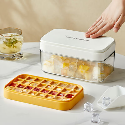 Ice Cube Maker Mold for Freezer Ice Cube Tray With Ice Storage Bin
