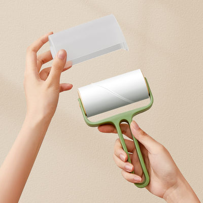 Tearable Roll Paper Sticky Roller Dust Wiper Pet Hair Clothes Carpet Tousle Remover Replaceable Home Cleaning Brush Accessories