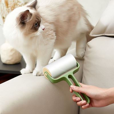 Tearable Roll Paper Sticky Roller Dust Wiper Pet Hair Clothes Carpet Tousle Remover Replaceable Home Cleaning Brush Accessories