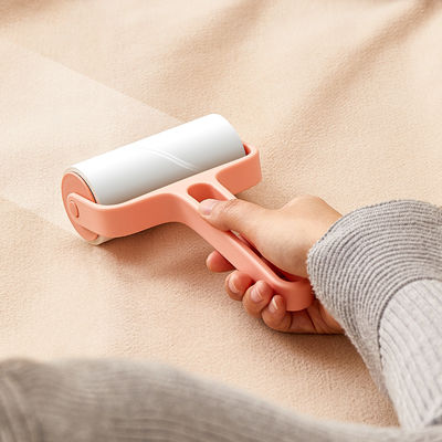 Tearable Roll Paper Sticky Roller Brush Pet Hair Remover Clothes Carpet Cleaning Brush Plush Razor Household Cleaning Tool