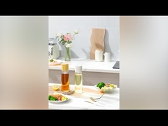 500ml Máy pha dầu thủy tinh bếp chai chứa dầu nấu ăn đa dụng