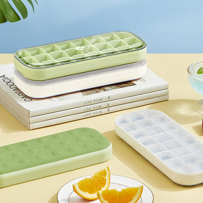 Plastic Soft Sole Refrigerator Ice Cube Maker Tray Small Square Ice Cube Tray