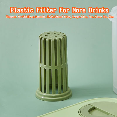 3.9L Cold Kettle with Faucet Large Capacity Double Filtration Space Save Drink Dispenser Water Jug Cold Water Pitcher